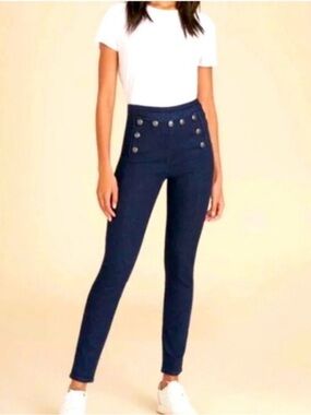 Veronica Beard denim sailor jeans